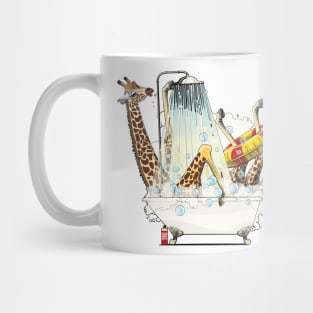 Giraffe in the Bath Mug